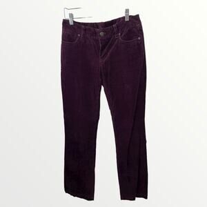 J Crew purple corduroys Sz 6Tall EUC